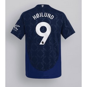 Manchester United Rasmus Hojlund #9 Venkovní Dres 2024-25 Krátký Rukáv